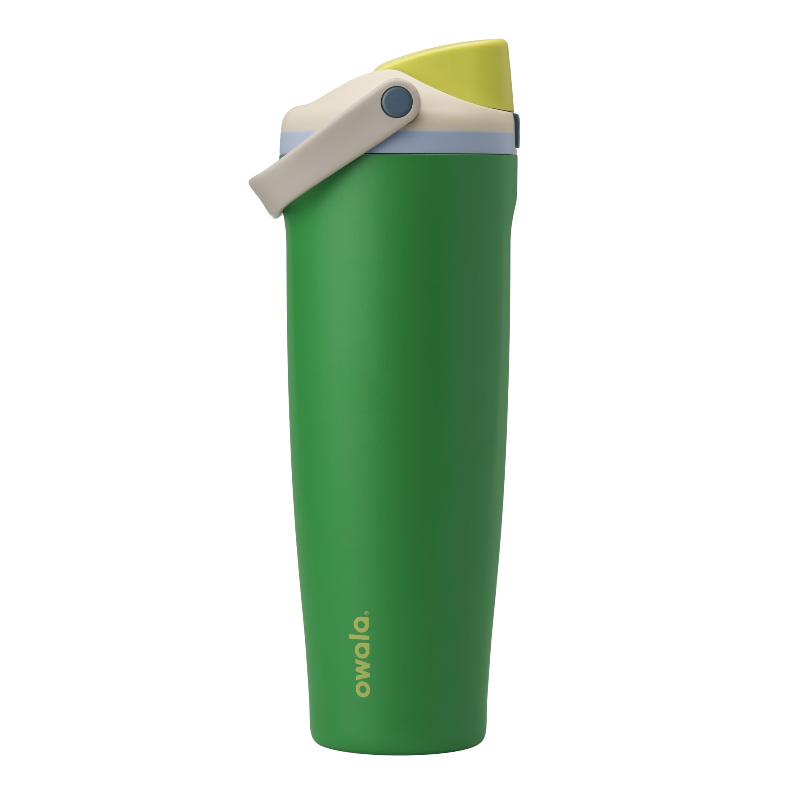 Owala FreeSip Sway Insulated Stainless Steel Water Bottle with Two-Way Spout, Built-In Straw and Bucket Handle, Made for Travel, School, and Sports, 30oz, BPA Free, Leak Proof, Black Cherry