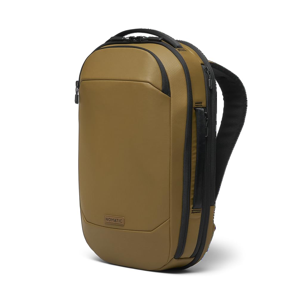 NOMATIC Navigator RS Pack 15L: 15L Premium Backpack w/ 6L Built-In Expansion - Water Resistant Anti Theft Backpack - Laptop Bag - Computer Backpack - Expandable Ranger Green Backpack