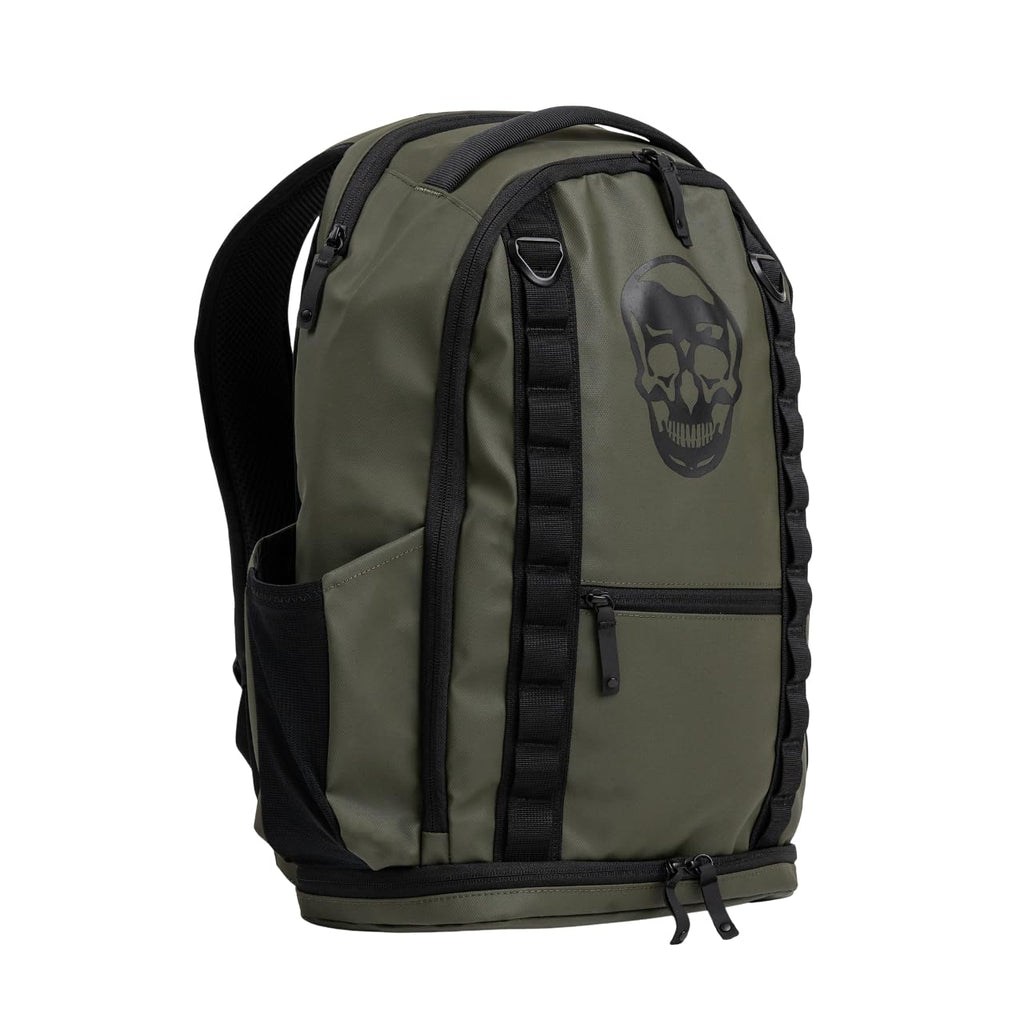 Gymreapers Gravestone 21L Backpack Travel Gym Bag Water-Resistant Lightweight Laptop Sleeve Carry On Luggage for Men & Women (Onyx)