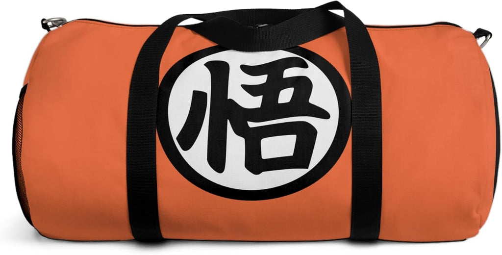 Anime Gym Bag for Women Men - Large Capacity Waterproof Workout Fitness Travel Sports Bags Fashion Street Camping ExpandaCLe Carry On Duffle Bag For Couple (Orange DZB)